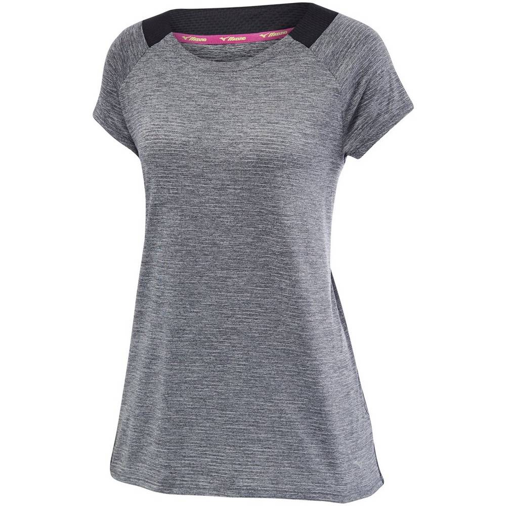 Camiseta Mizuno Lyra - Mulher - Pretas - ORUCK8742